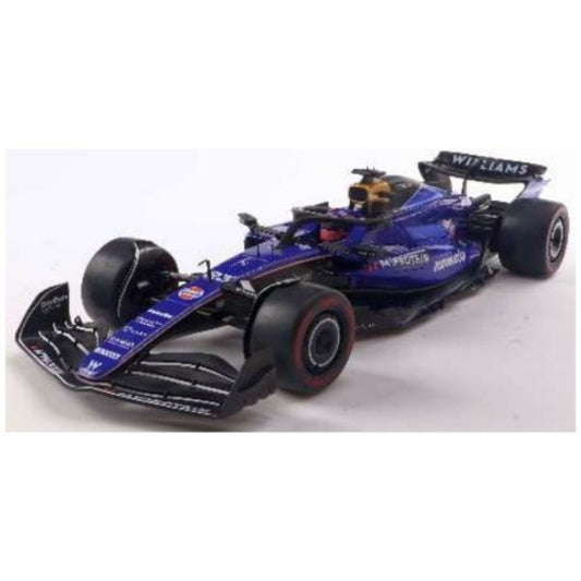 PRE ORDER STOCKS DUE DECEMBER 2025 / JANUARY 2026 1/18 SOLIDO 1814401 WILLIAMS F1 TEAM FW46 BLUE A.ALBON SAUDI ARABIA GP 2024