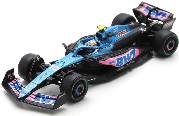 1/64 SPARK Y283 2023 APLINE A523 #10 BWT ALPINE F1 TEAM PIERRE GASLY 7TH MONACO GP