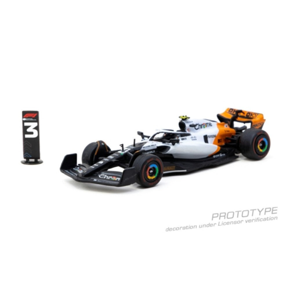 PRE ORDER STOCKS DUE APRIL / MAY 2025 1/64 TARMAC T64GF070LN1 MCLAREN MCL60 SPANISH GRAND PRIX 2023 QUALIFYING - LANDO NORRIS