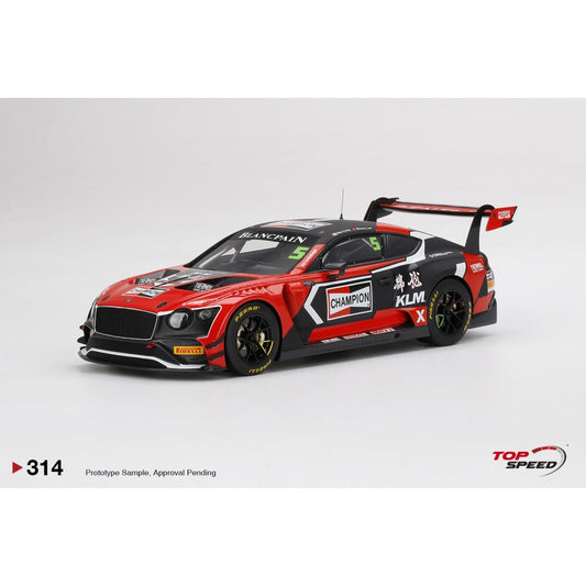 THIS ITEM IS AVAILABLE TO ORDER FROM OUR SUPPLIER - 1/18 TOP SPEED TS0314 BENTLEY CONTINENTAL GT3 NO.5 CHAMPION 2018 BLANCPAIN GT ASIA