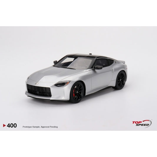 THIS ITEM IS AVAILABLE TO ORDER FROM OUR SUPPLIER - 1/18 TOP SPEED TS0400 NISSAN Z PERFORMANCE 2023 BRILLIANT SILVER LHD