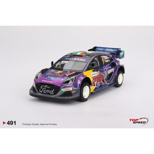 THIS ITEM IS AVAILABLE TO ORDER FROM OUR SUPPLIER - 1/18 TOP SPEED TS0491 FORD PUMA RALLY1 NO.42 M-SPORT FORD WRT 2022 RALLY ITALIA SARDEGNA 2ND PLACE