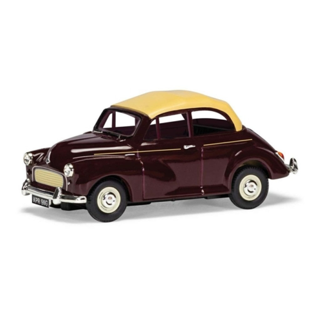 THIS ITEM IS AVAILABLE TO ORDER FROM OUR SUPPLIER - 1/43 CORGI VANGUARDS VA07105 MORRIS MINOR CONVERTIBLE - MAROON 'B'