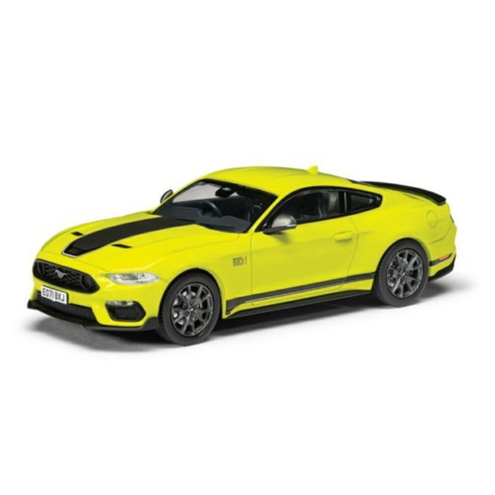 THIS ITEM IS AVAILABLE TO ORDER FROM OUR SUPPLIER - 1/43 CORGI VANGUARDS VA15504 FORD MUSTANG MK6 MACH 1, GRABBER YELLOW