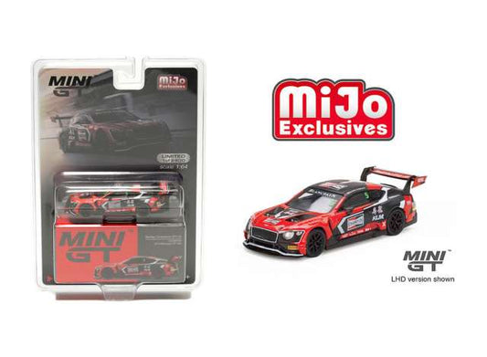 1/64 MINI GT MGT00260-MJ BENTLEY CONTINENTAL GT3 NO.5 CHAMPION 2018 BLANCPAIN GT ASIA MIJO EXCLUSIVE RHD