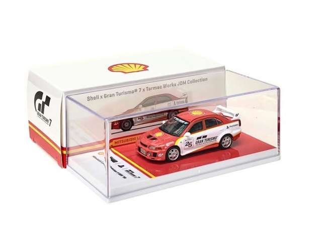 1/64 TARMAC TC-T64-012SS22 1998 MITSUBISHI LANCER EVOLUTION V GSR RED/WHITE SHELL