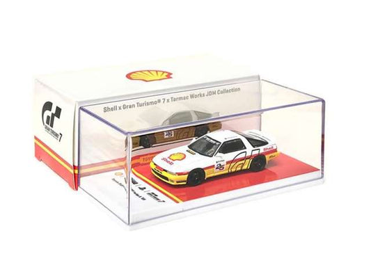 1/64 TARMAC TC-T64-064SS22 1988 TOYOTA SUPRA 3.0 GT TURBO A, WHITE/YELLOW/RED