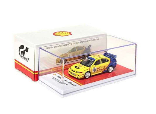 1/64 TARMAC TC-T64-021SS22 1999 MITSUBISHO LANCER EVO VI GSR YELLOW/BLUE SHELL