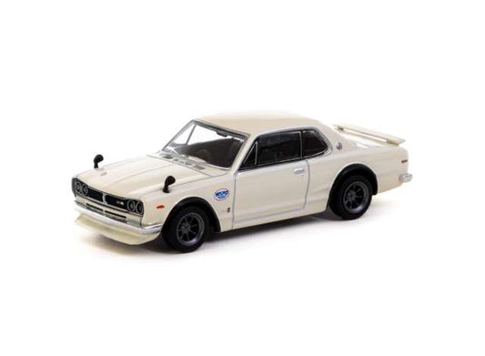 1/64 TARMAC TC-T64G043WH NISSAN SKYLINE 2000 GT-R KPGC10, WHITE