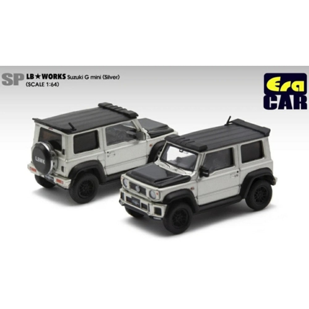 1/64 ERA CAR SU19JSSP18 LB WORKS - SUZUKI G MINI SP EDITION (SILVER)