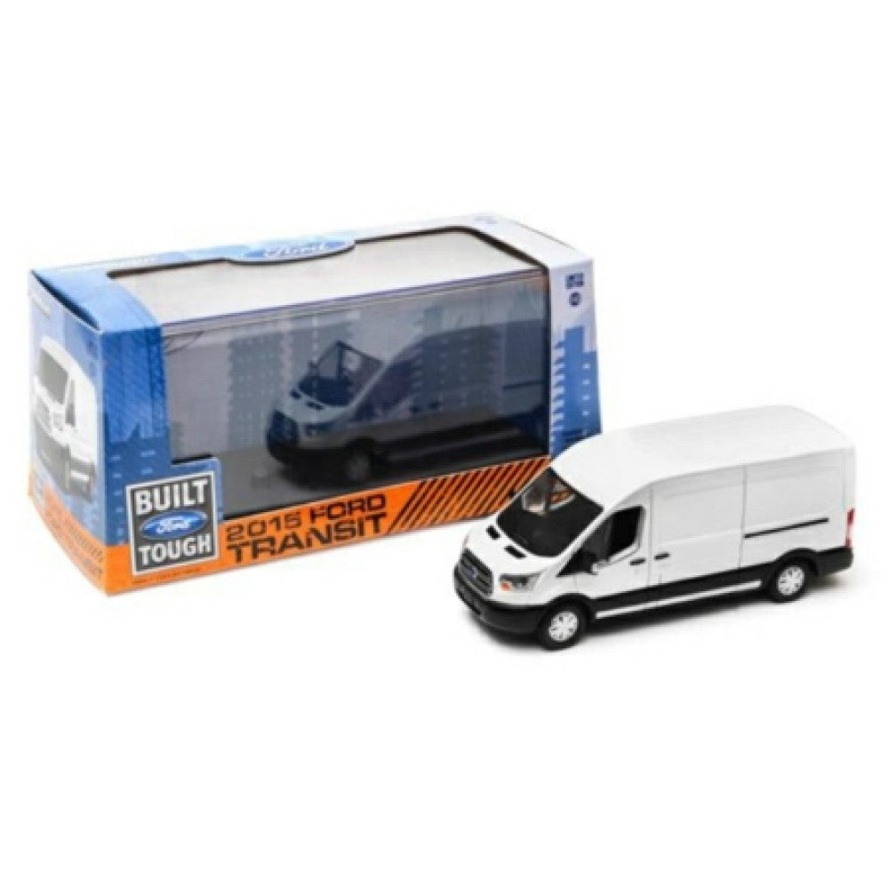 1/43 GREENLIGHT 86039 2015 FORD TRANSIT (V363) - WHITE