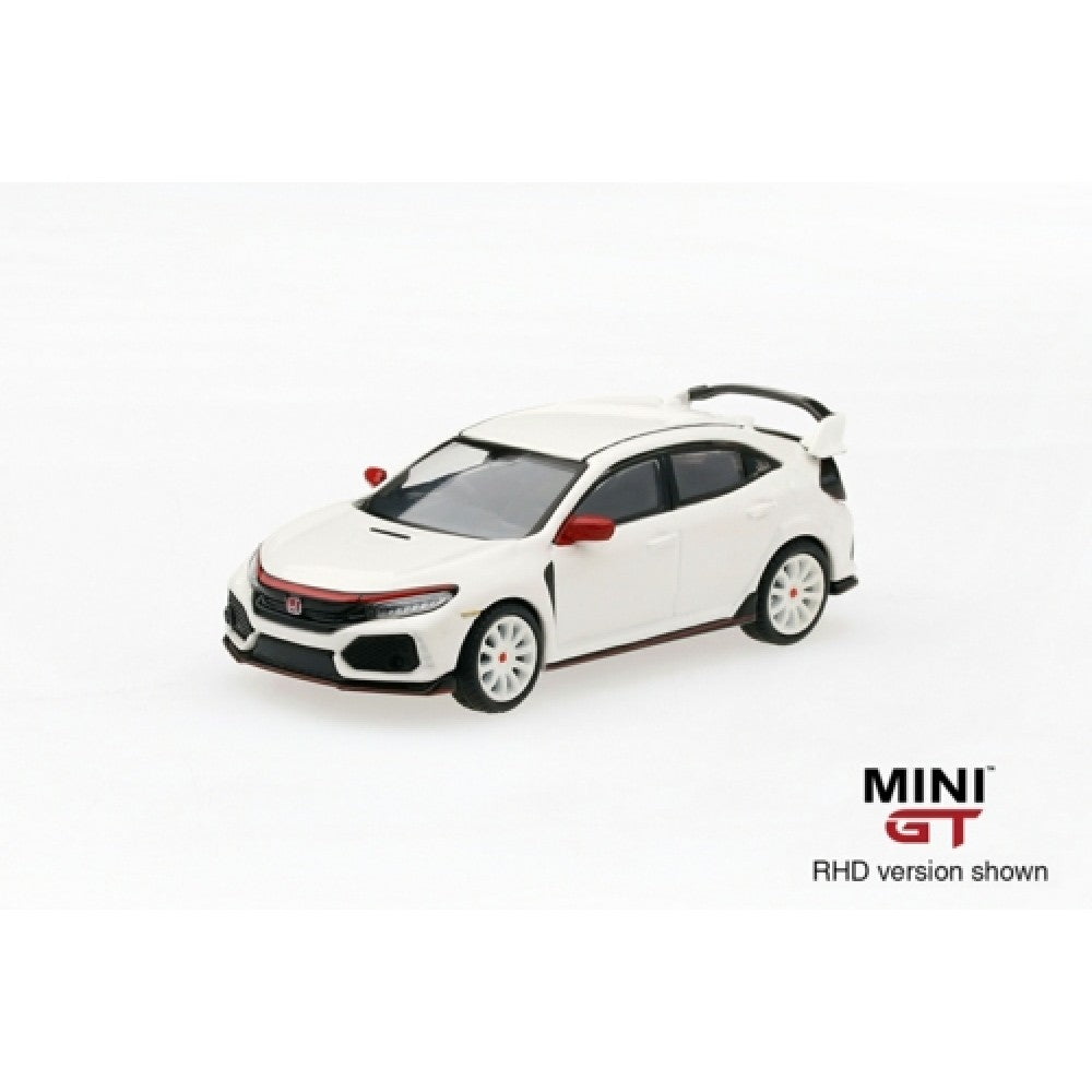 1/64 MINI GT MGT00010-L HONDA CIVIC TYPE R (FK8) CHAMPIONSHIP WHITE W/ MODULO KIT LHD