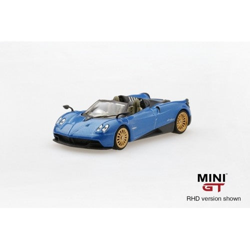 1/64 MINI GT MGT00038-R PAGANI HUAYRA ROADSTER BLUE FRANCIA RHD