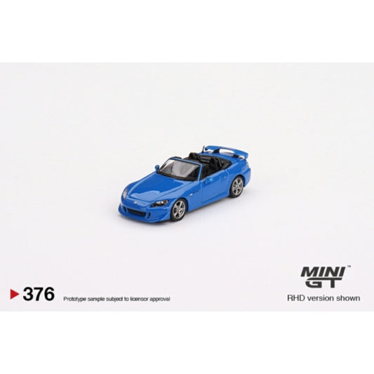 1/64 MINI GT MGT00376-R HONDA S2000 (AP2) TYPE S APEX BLUE (RHD)