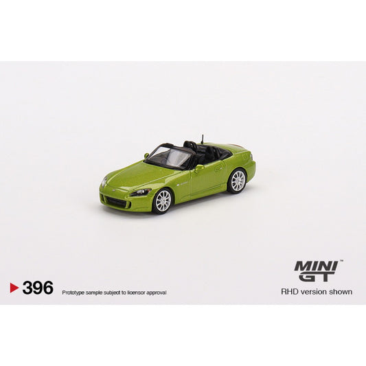 1/64 MINI GT MGT00396-L HONDA S2000 AP2 LIME GREEN METALLIC LHD