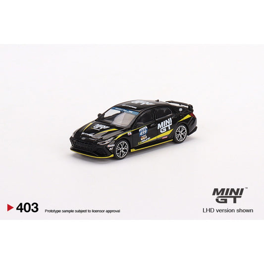 1/64 MINI GT MGT00403-L HYUNDAI ELANTRA N NO.499 CAROUND RACING HYUNDAI N-FESTIVAL LHD