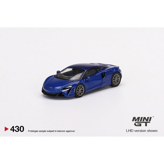 1/64 MINI GT MGT00430-L MCLAREN ARTURA VOLCANO BLUE LHD