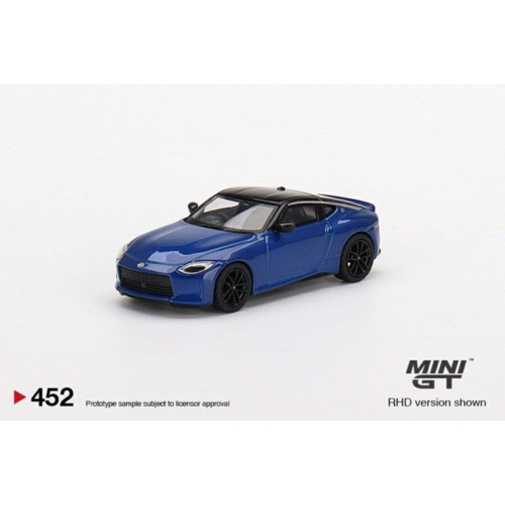 1/64 MINI GT MGT00453-L NISSAN Z PERFORMANCE 2023 SEIRAN BLUE LHD