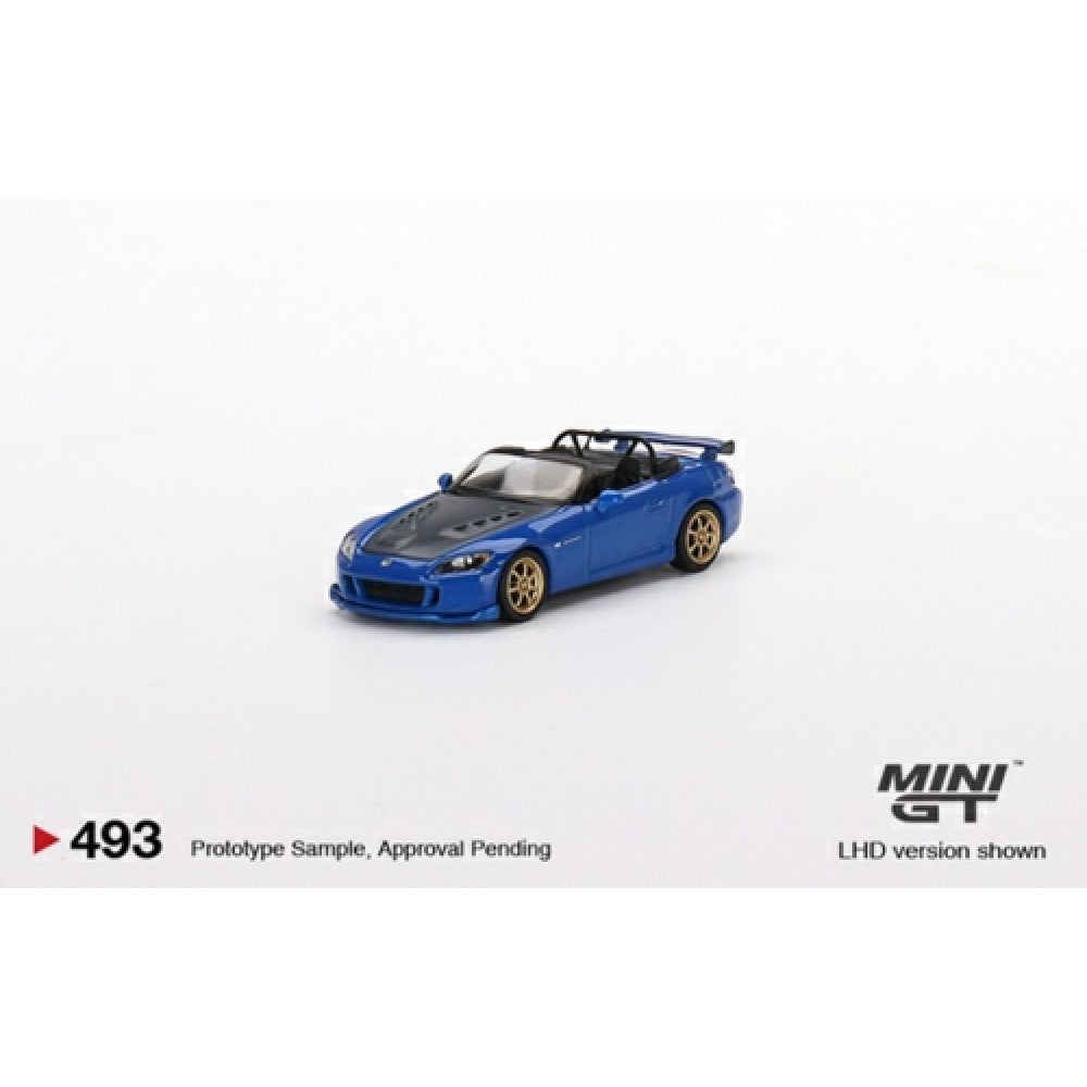 1/64 MINI GT MGT00493-R HONDA S2000 (AP2) MUGEN MONTE CARLO BLUE PEARL (RHD)