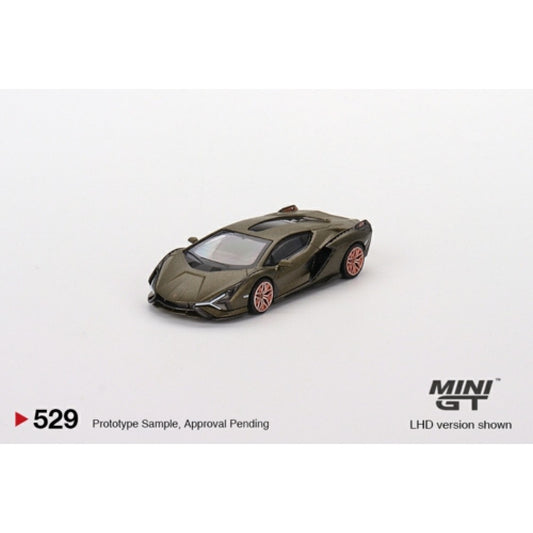 1/64 MINI GT MGT00529-L LAMBORGHINI SIAN FKP 37 PRESENTATION LHD