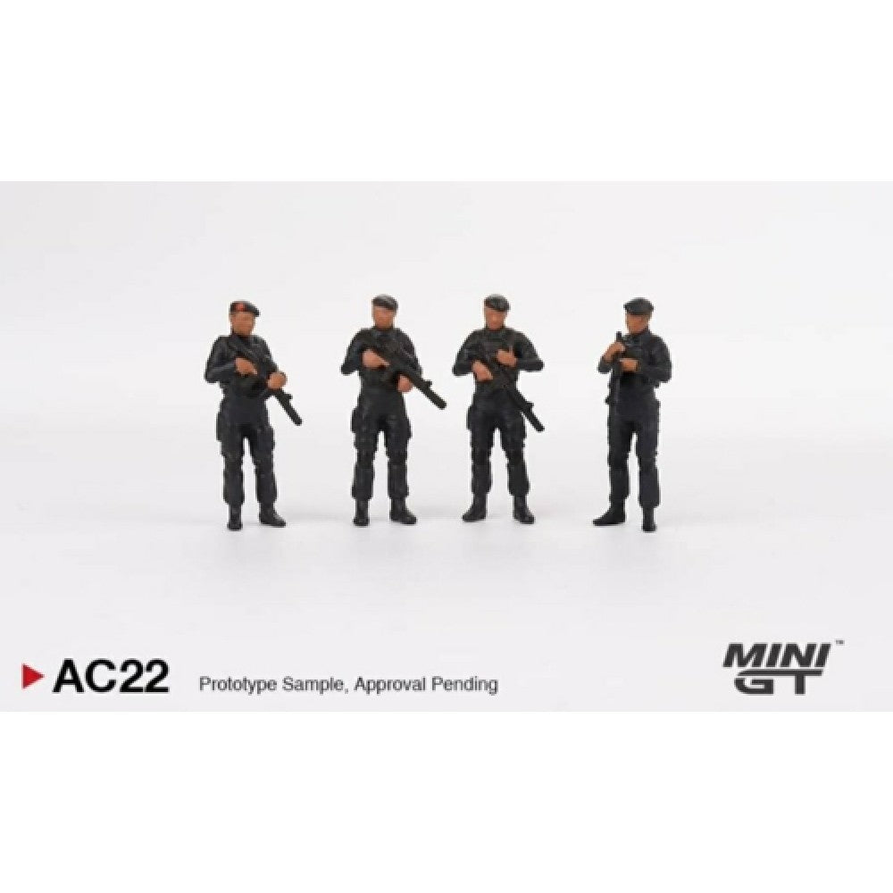 1/64 MINI GT MGTAC22 MOBILE BRIGADE CORPS (BRIMOB) FIGURINE - INDONESIA EXCLUSIVE