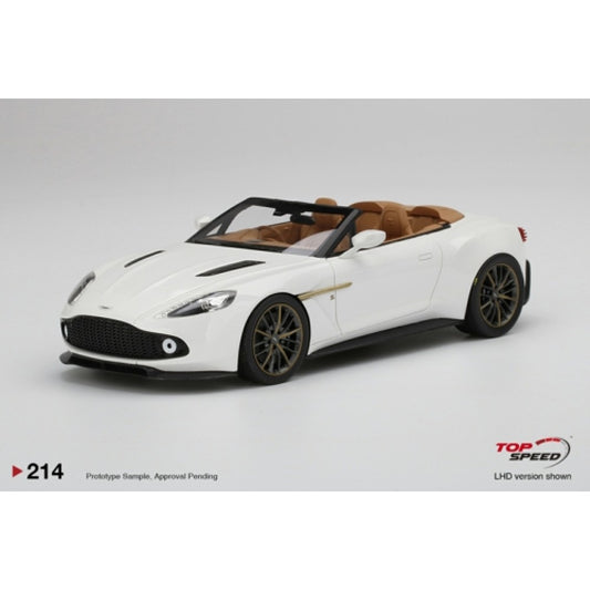 THIS ITEM IS AVAILABLE TO ORDER FROM OUR SUPPLIER - 1/18 TOP SPEED TS0214 ASTON MARTIN VANQUISH ZAGATO VOLANTE ESCAPING WHITE