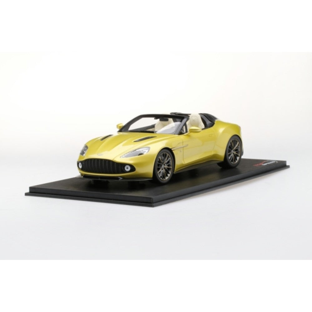 THIS ITEM IS AVAILABLE TO ORDER FROM OUR SUPPLIER - 1/18 TOP SPEED TS0230 ASTON MARTIN VANQUISH ZAGATO SPEEDSTER COSMOPOLITAN YELLOW (RESIN)