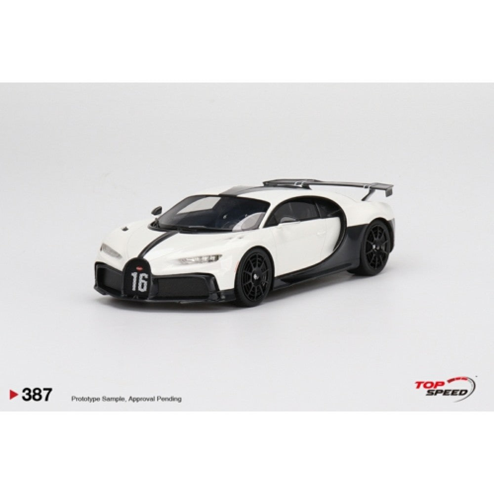 THIS ITEM IS AVAILABLE TO ORDER FROM OUR SUPPLIER - 1/18 TOP SPEED TS0387 BUGATTI CHIRON PUR SPORT WHITE