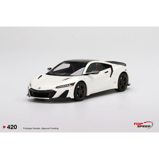 THIS ITEM IS AVAILABLE TO ORDER FROM OUR SUPPLIER - 1/18 TOP SPEED TS0420 ACURA NSX TYPE S 2022 130R WHITE