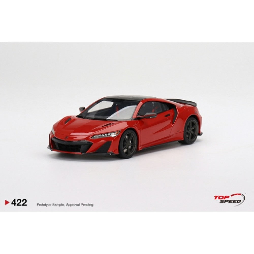 THIS ITEM IS AVAILABLE TO ORDER FROM OUR SUPPLIER - 1/18 TOP SPEED TS0422 ACURA NSX TYPE S 2022 CURVA RED