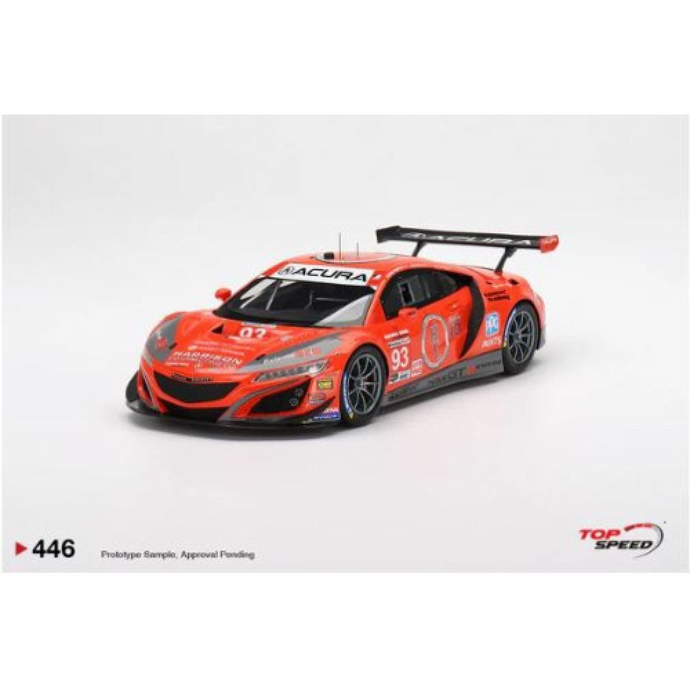 THIS ITEM IS AVAILABLE TO ORDER FROM OUR SUPPLIER - 1/18 TOP SPEED TS0446 ACURA NSX GT3 EVO22 NO93 WTR RACERS EDGE MOTORSPORTS 2022 IMSA SEBRING 12 HRS